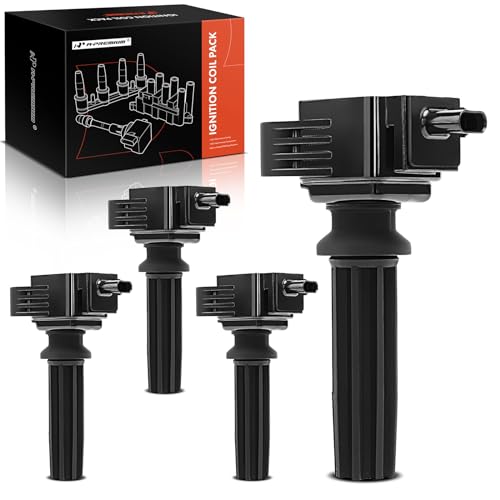 APremium 4PCS Ignition Coil Packs Compatible with Ford Lincoln Jaguar Land Rover Vehicles 20L 23L 25L Explorer 20132019 Focus 20122018 Fusion 20132020 MKC 20152019 LR2 20132015