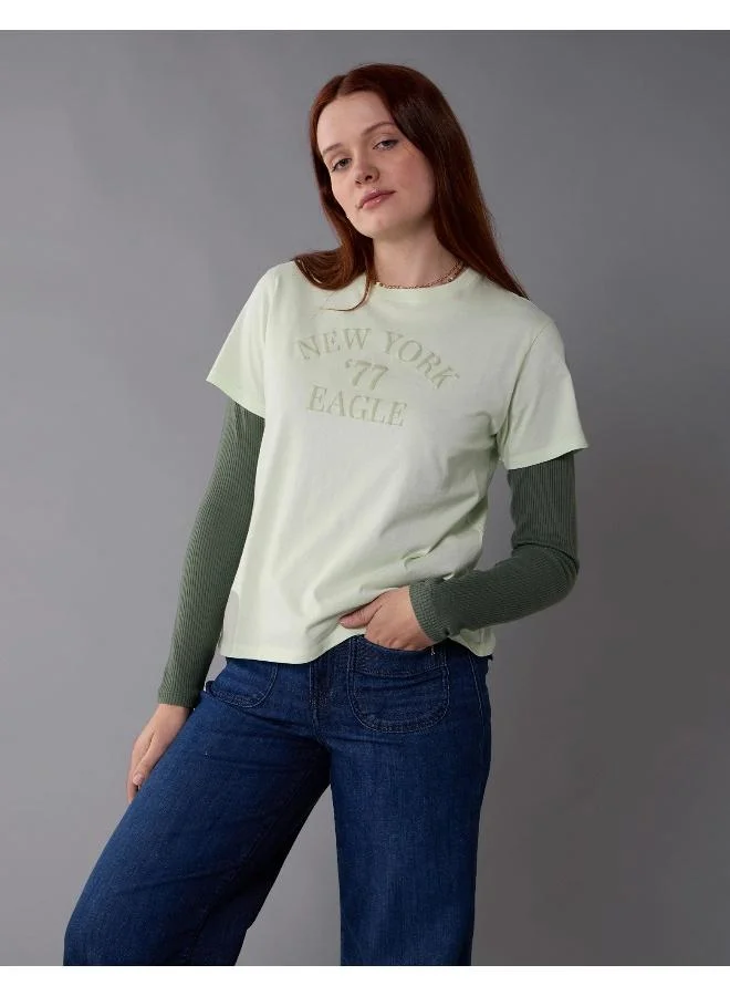 American Eagle AE Branded Graphic T-Shirt