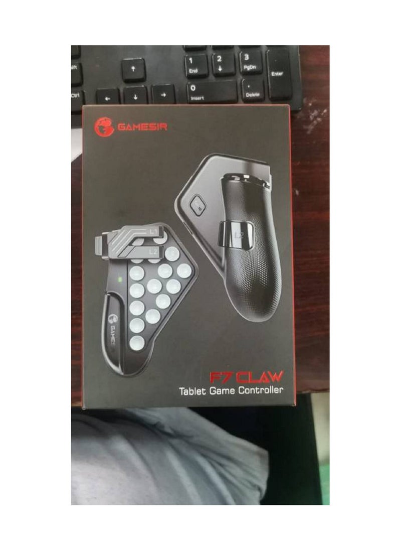 Generic - GAMESIR F7 CLAW TABLET GAME CONTROLLER, Controller with Support Recording Turbo, Plug and Play Gamepad for iPad Android Tablets for PUBG Call of Duty Mobile Games Compatible for iPad and Android - Image 1
