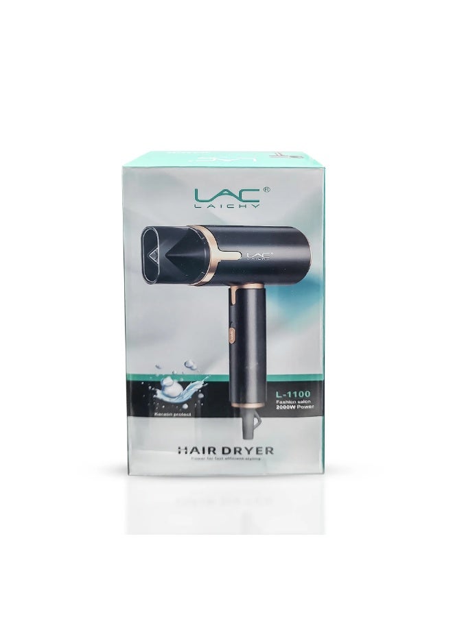 LAC Professional Hair Dryer 2000W – Keratin Protection with Cool Shot - Image 1