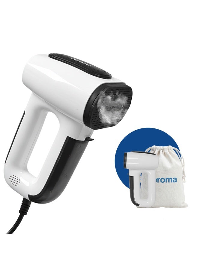 جيروما جهاز Jeroma LuftPro المحمول 2 في 1 للبخار مع الشفط بقوة شفط 2500 باسكال، مكواة بخار للأقمشة مناسبة للسفر مع - Image 1