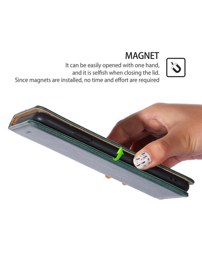 erorex Case For Itel S23 Plus 4G Gloss Oil Solid Color Magnetic Leather Phone Case - Image 5