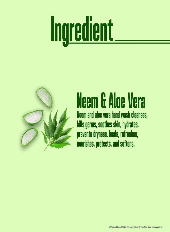 Multani غسول اليدين مولتاني ناتشورالز بالنييم والصبار ٥٠٠ مل | منظف لطيف لليدين بمكونات طبيعية | غسول سائل لليدين يوفر حماية من الجراثيم بنسبة ٩٩٫٩٪ - Image 4