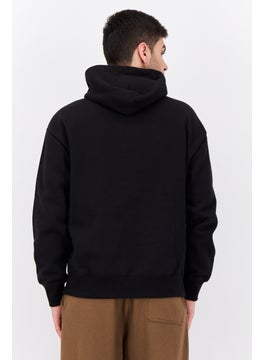 Champion x Stranger Things Men Sportswear Fit Long Sleeve Outdoor Hooded Sweatshirt, Black  - Image 3