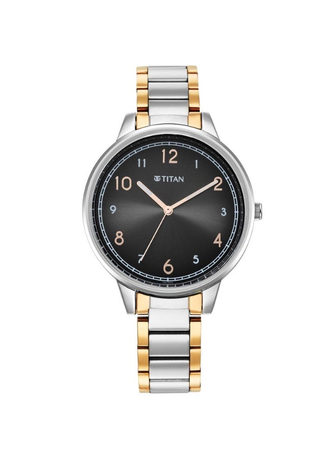 TITAN Trendsetters Women’s Watch 2648KM02 – Anthracite Dial, Two-Tone Stainless Steel Strap - Image 1