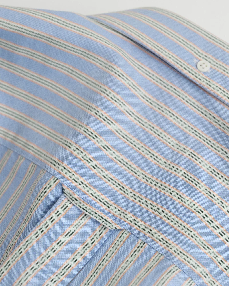 غانت Relaxed Fit Heritage Oxford Stripe Shirt