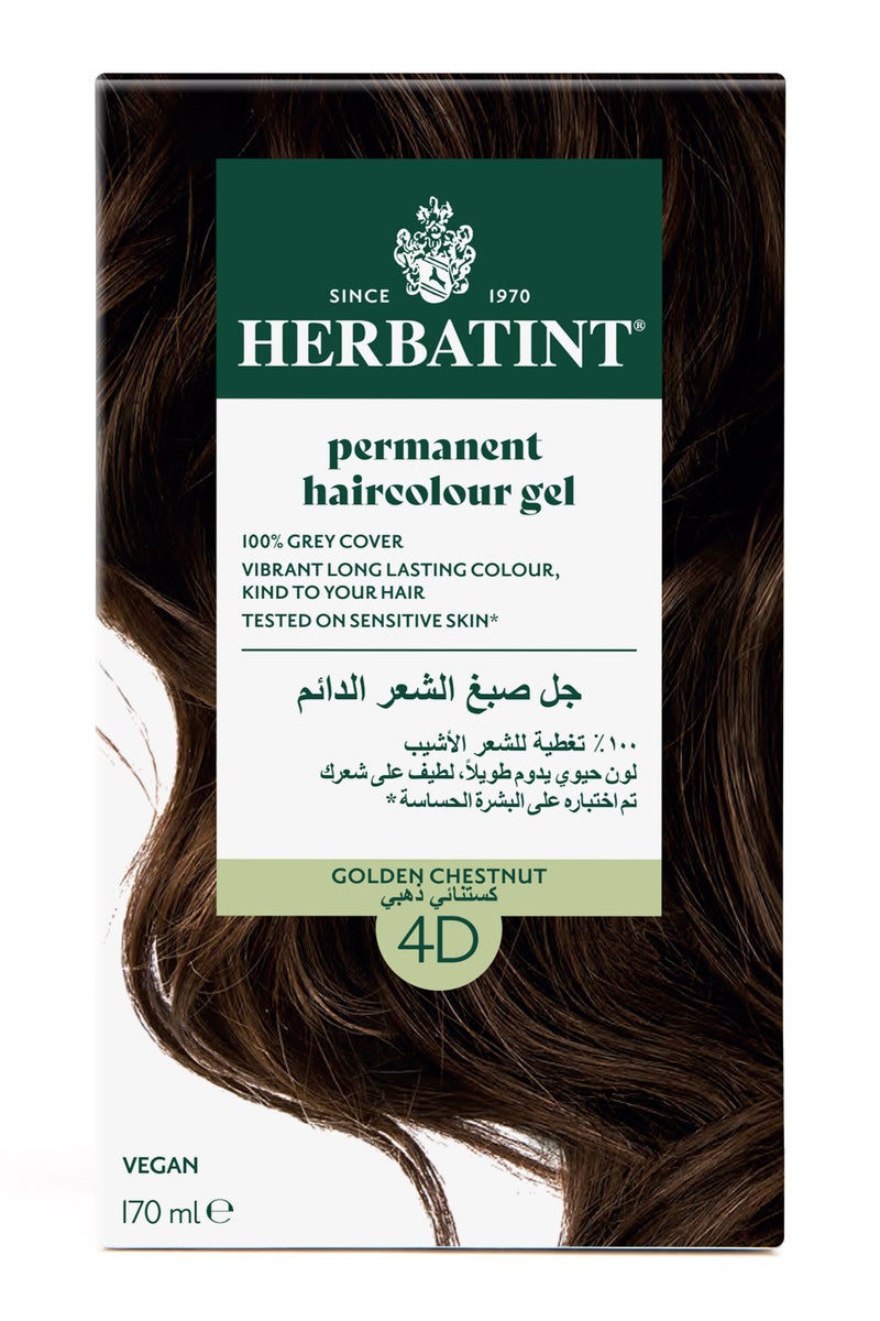 Herbatint Hair Color 4D Golden Chestnut - Image 1