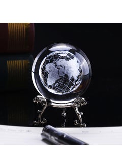 Hediyesahibi Decorative Metal Footed Globe 3D Glass Globe  - Image 4