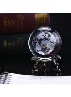 Hediyesahibi Decorative Metal Footed Globe 3D Glass Globe  - Image 5