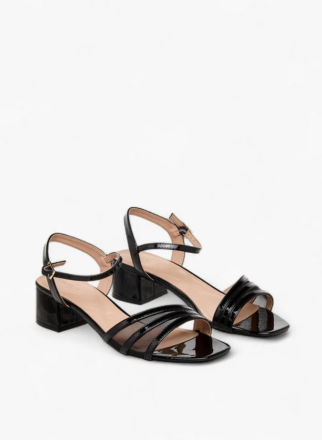 سيليست Women Block Heel Ankle Strap Sandals