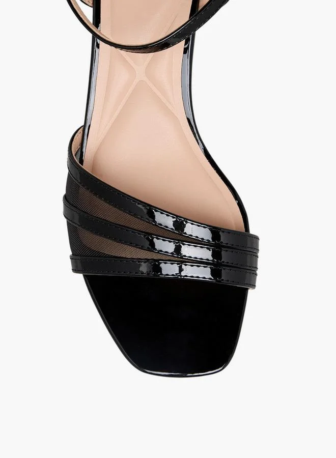 Celeste BLACK Women Block Heel Ankle Strap Sandals for Women | Best Price UAE