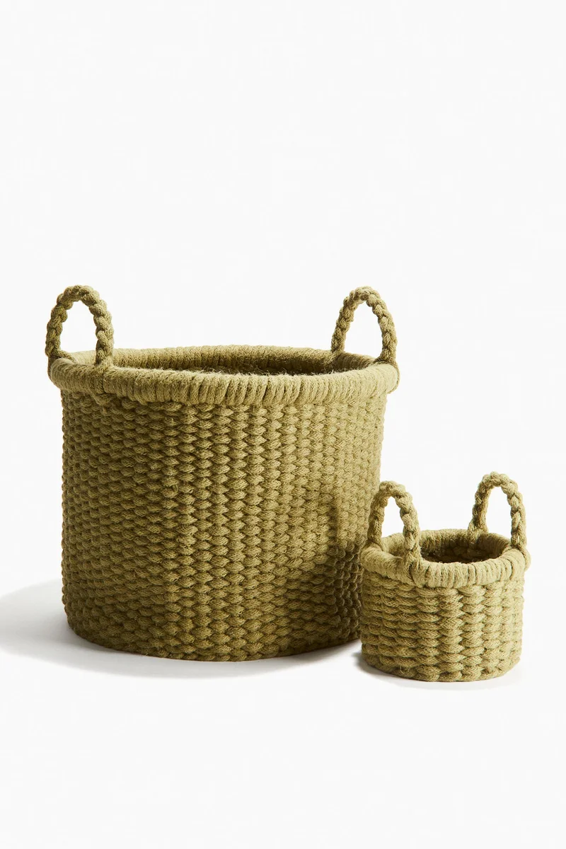 H&M Jute storage basket