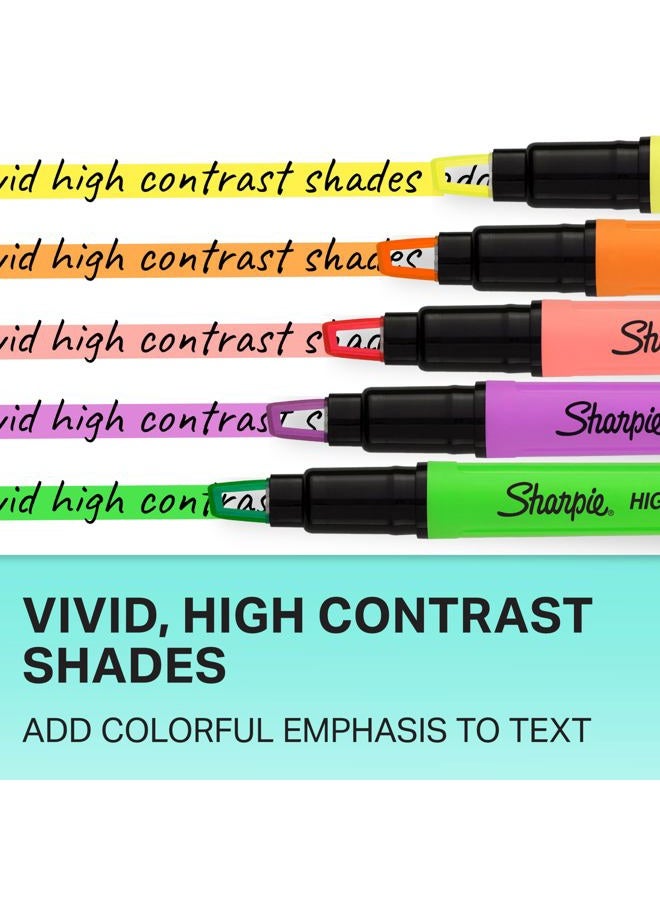 Sharpie Clear View Highlighter Stick, Assorted, 8 Count(1966798), Pack Of 1 - Image 5