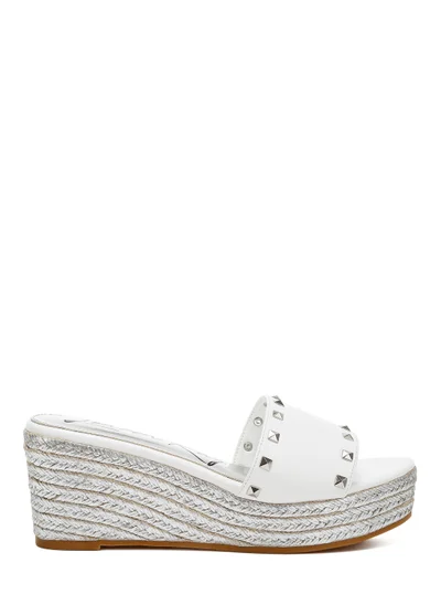 London Rag Slip On Espadrilles in White