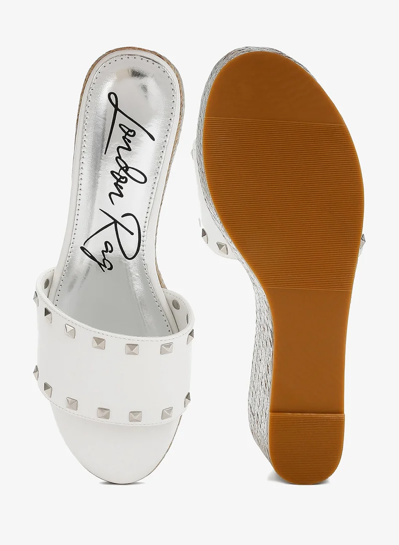 London Rag Nude Slip On Espadrilles in White for Women | Best Price UAE