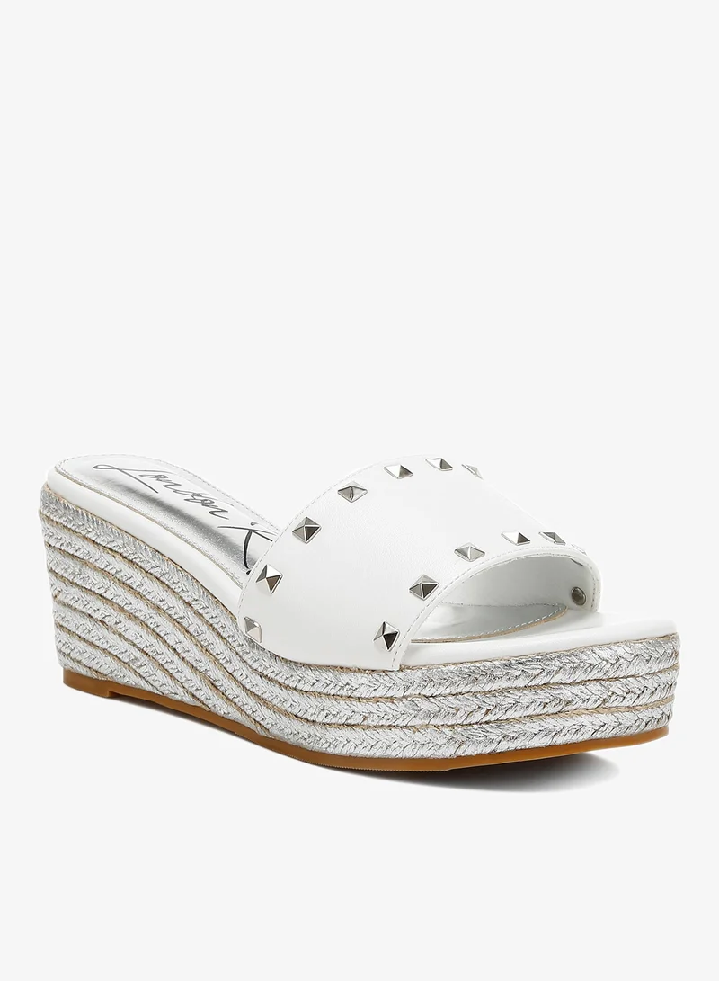 London Rag Nude Slip On Espadrilles in White for Women | Best Price UAE