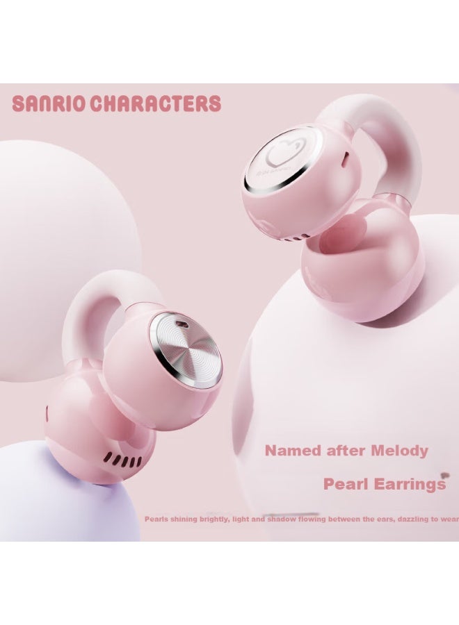 Chen Feng Chenfeng Sr02 Clip-on Open Bone Conduction Earphones For Running Sports Gaming E-sports Headphones Pink o Kitty - Image 3