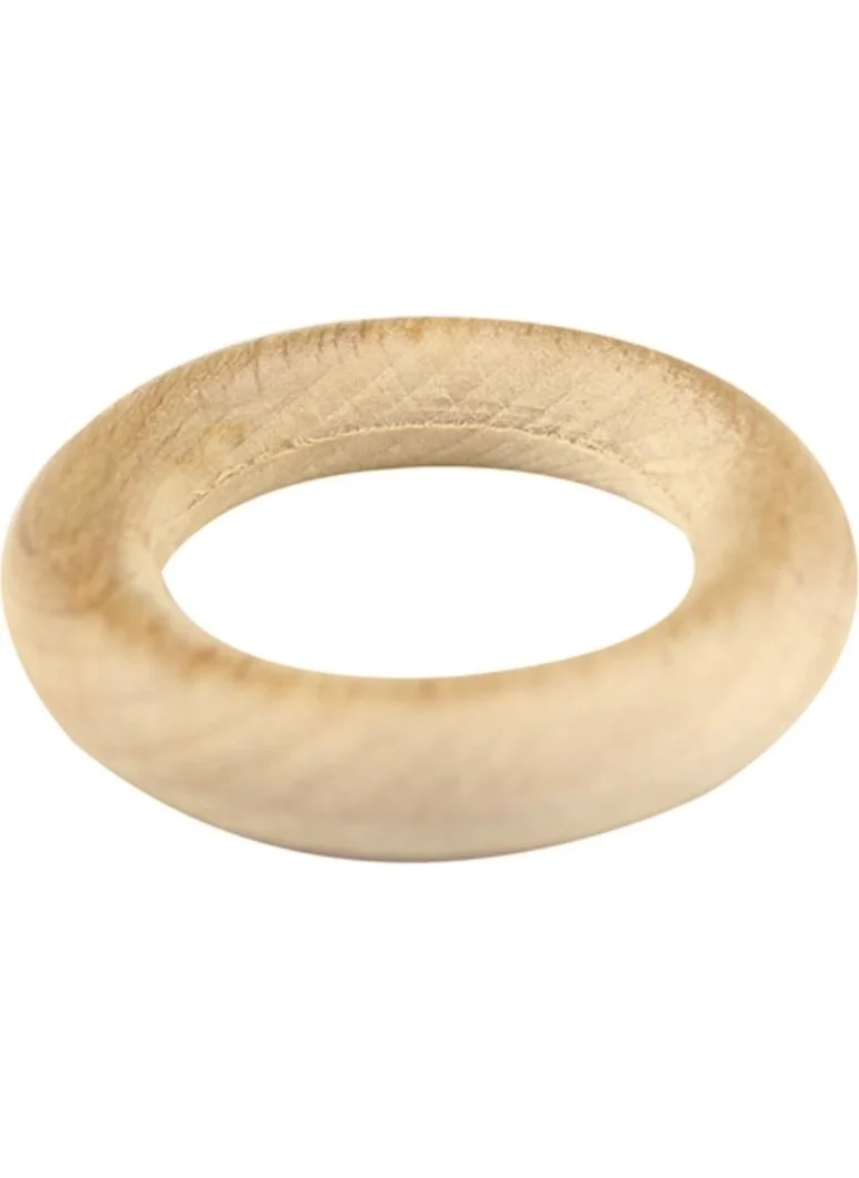 Artebella M77 Natural Wood Wooden Ring 5 cm
