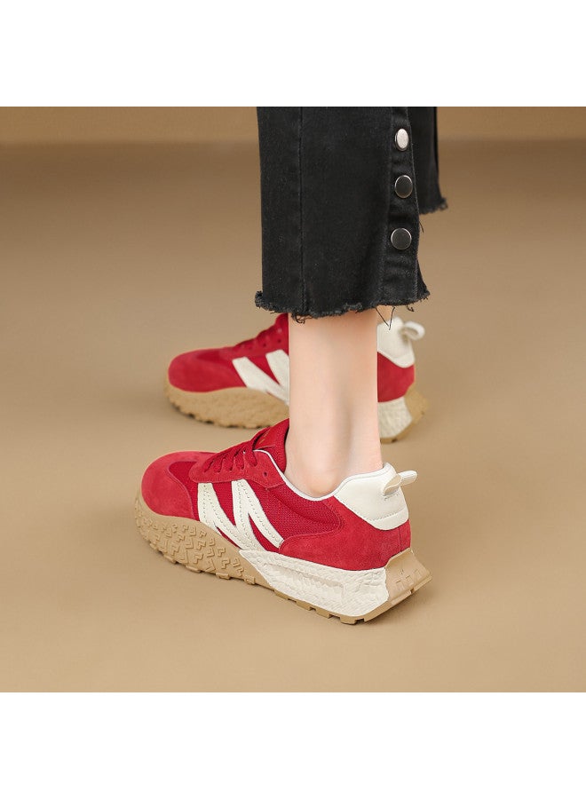 SAFIYA Saturday's 2025 New Spring/autumn Retro Casual Sneakers For Women, Simple And Versatile Platform Shoes For Women - Image 2