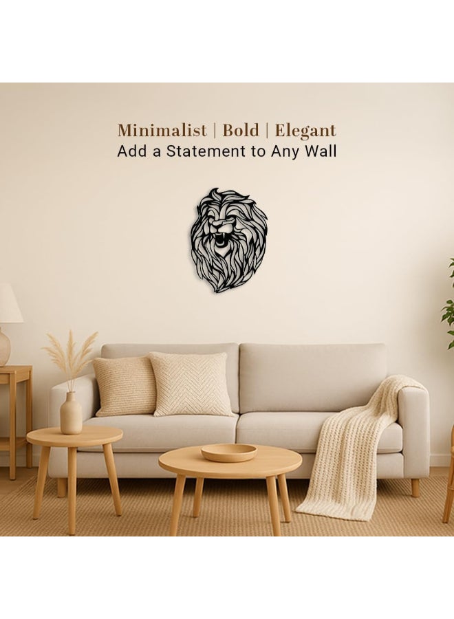 RIGID Metal Lion Wall Art 3 - Image 4