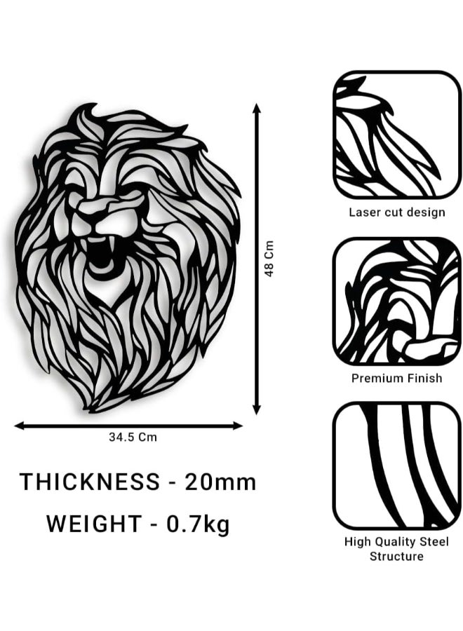 RIGID Metal Lion Wall Art 3 - Image 2