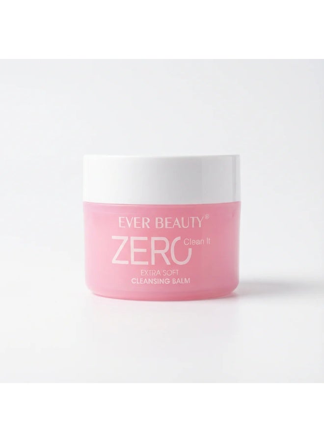 EVER BEAUTY ZERO Clean It Extra Soft Cleansing Balm – Makeup Remover & Deep Cleanser – Gentle Hydrating Formula - Image 1