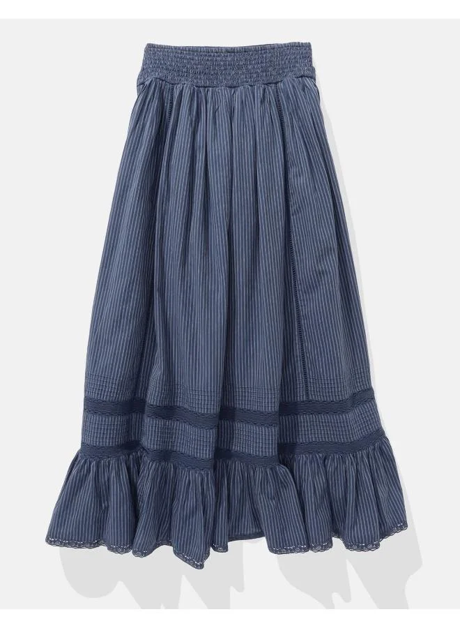 American Eagle AE Pintuck Maxi Skirt