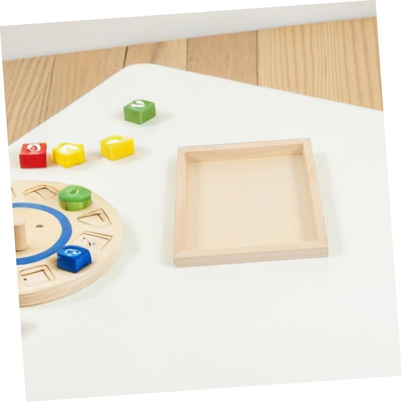 Wooden Puzzle Sorting Trays Set Of 5 For Six Sided Blocks Classroom Home Display - Image 5