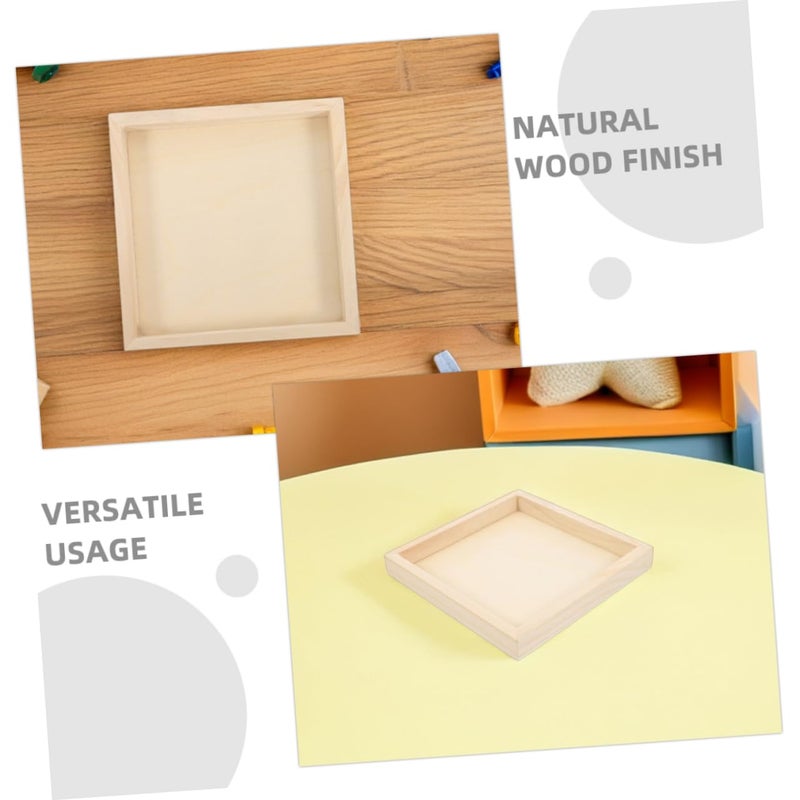 Wooden Puzzle Sorting Trays Set Of 5 For Six Sided Blocks Classroom Home Display - Image 4