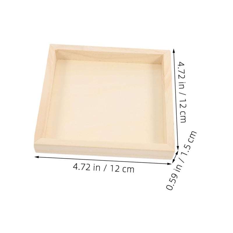 Wooden Puzzle Sorting Trays Set Of 5 For Six Sided Blocks Classroom Home Display - Image 3