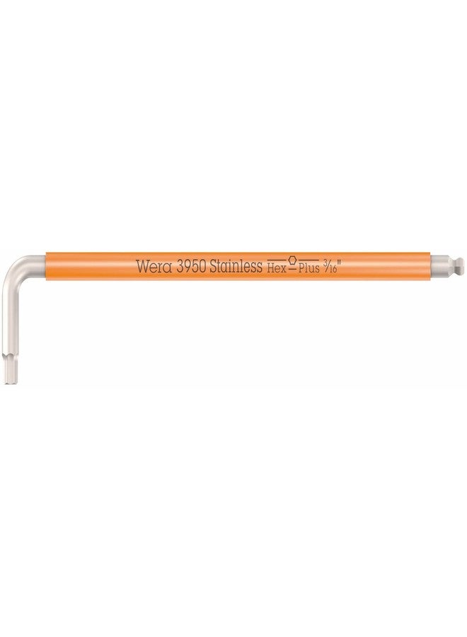 ويرا 3950 SPKL Imperial L-keys Imperial Stainless Steel 3/16"x154 mm - Image 2