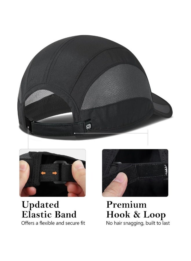 GADIEMKENSD Quick Dry Running Hat with Cooling Mesh, UPF 50+ Sun Protection, Adjustable - Image 2
