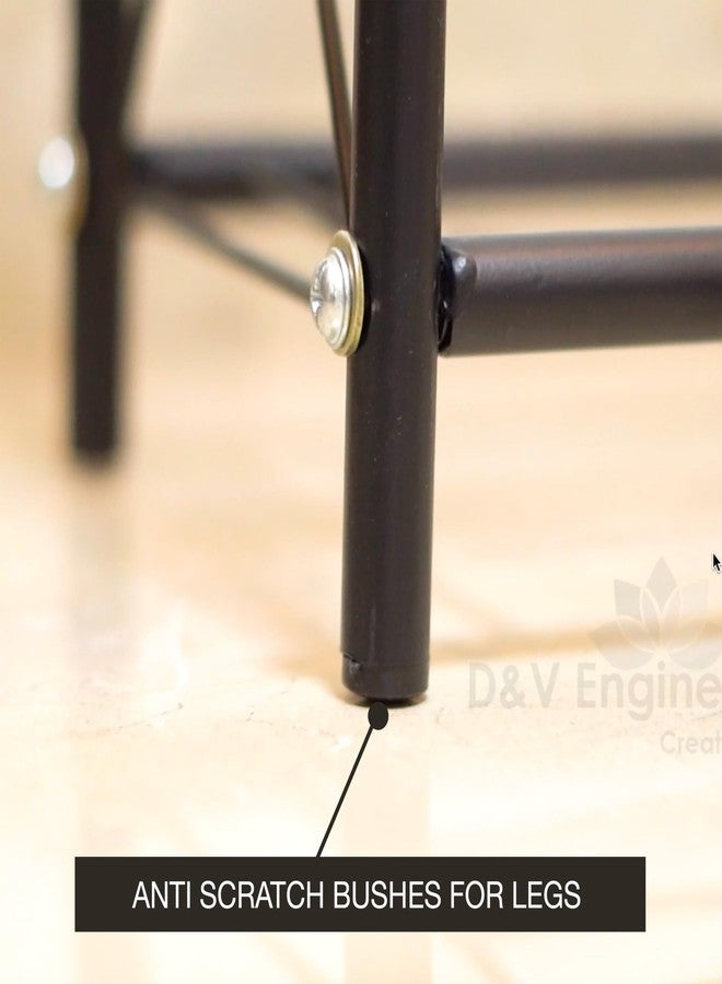 D&V ENGINEERING - Creative in innovation رف أحذية معدني من طبقتين من D&V Engineering للمنزل، والخزانة، والمدخل، وغرفة النوم | منظم أحذية فولاذي متين | يتسع لـ 6 أزواج | حامل رف أحذية سهل التركيب | المقاس: 67 × 20.5 × 32.5 سم - Image 5