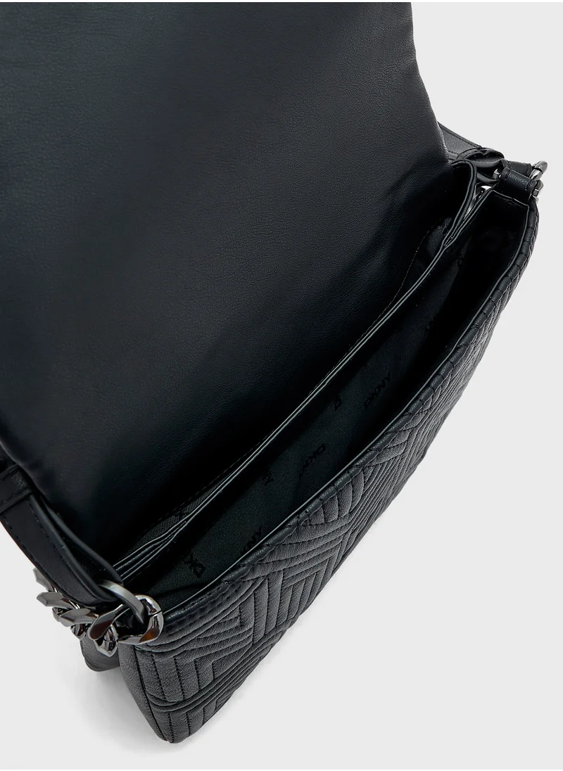 دكني Desiree Flap Over Chain Detailed Crossbody