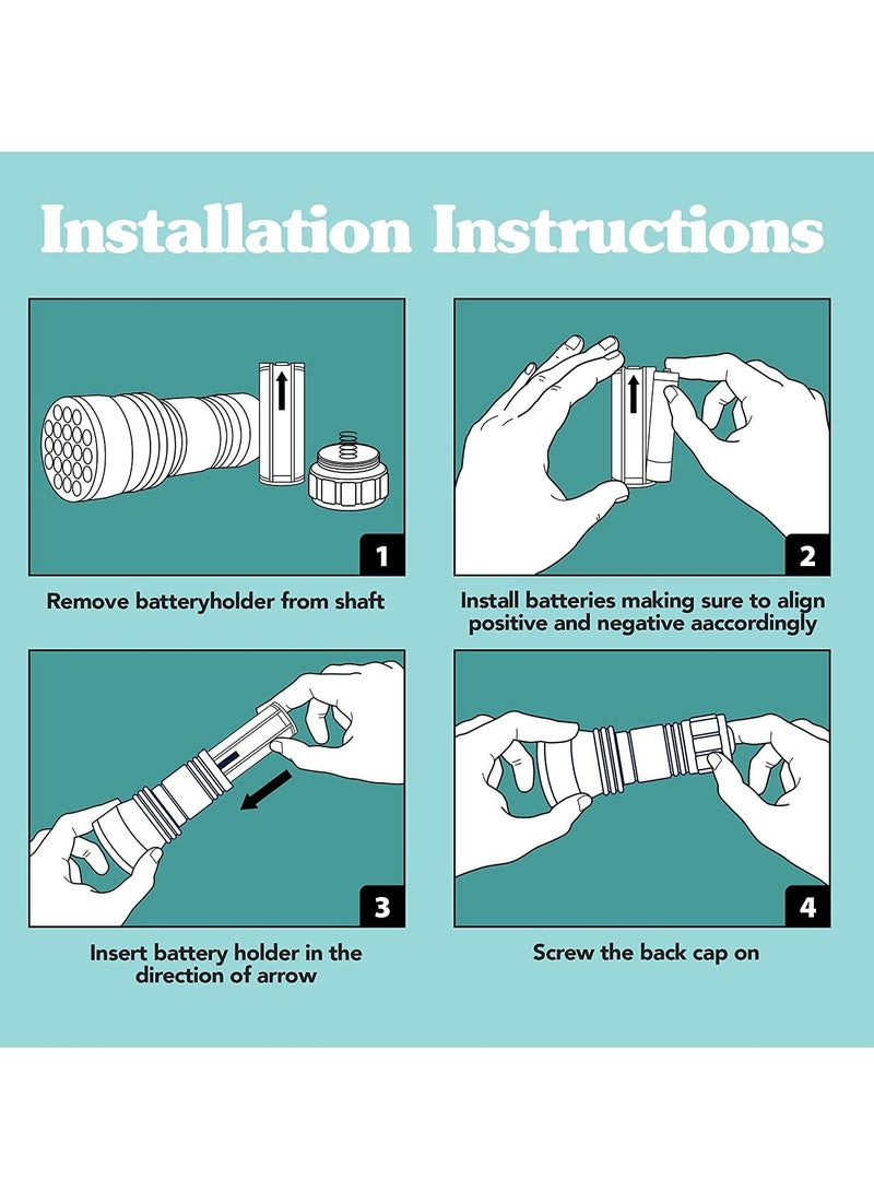 Simple Solution جهاز كشف البول للحيوانات الأليفة Spot Spotter HD UV باللون الأسود - Image 5