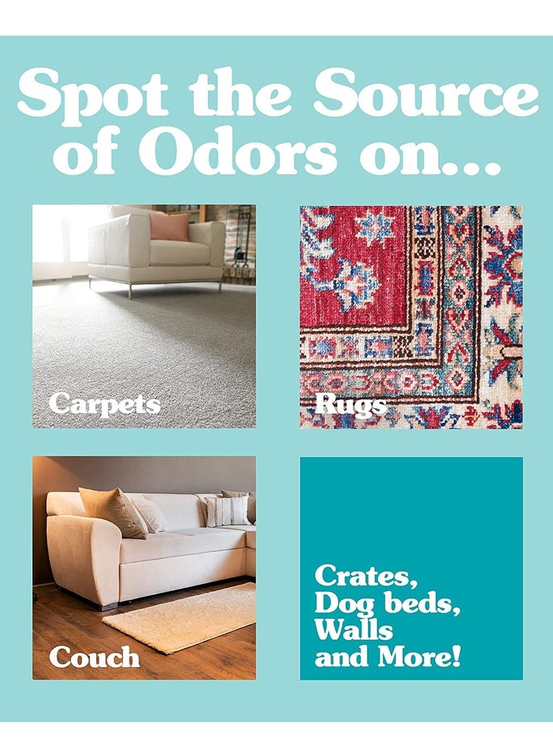 Simple Solution جهاز كشف البول للحيوانات الأليفة Spot Spotter HD UV باللون الأسود - Image 3