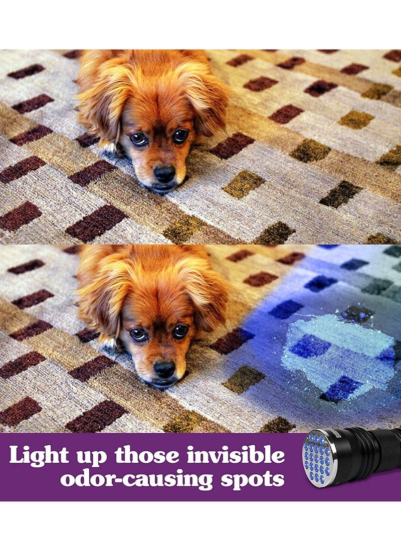 Simple Solution جهاز كشف البول للحيوانات الأليفة Spot Spotter HD UV باللون الأسود - Image 2