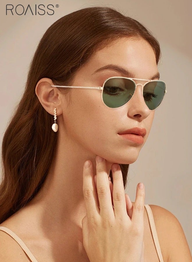 roaiss Classic Aviator Sunglasses for Men Driving Sun Glasses Polarized Lens UV Blocking - Image 4