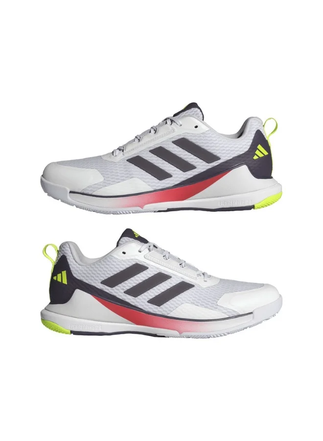 adidas Adidas Novaflight 2 M White Indoor Shoes For Men