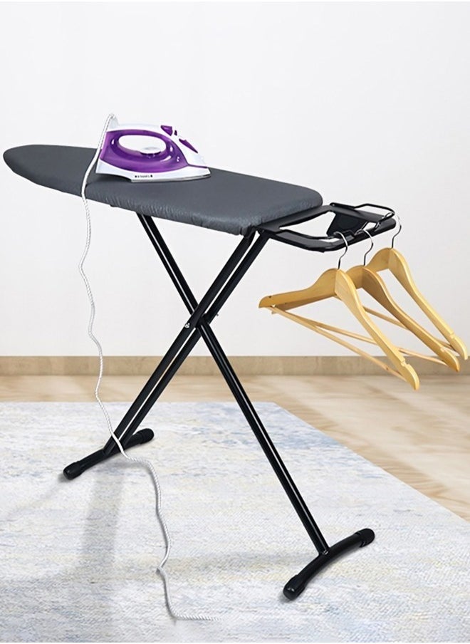 VOGMAX Ironing board with black heat cover, height adjustable 110x30x80 cm  - Image 2