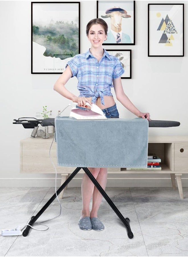 VOGMAX - Ironing board with black heat cover, height adjustable 110x30x80 cm - Image 1