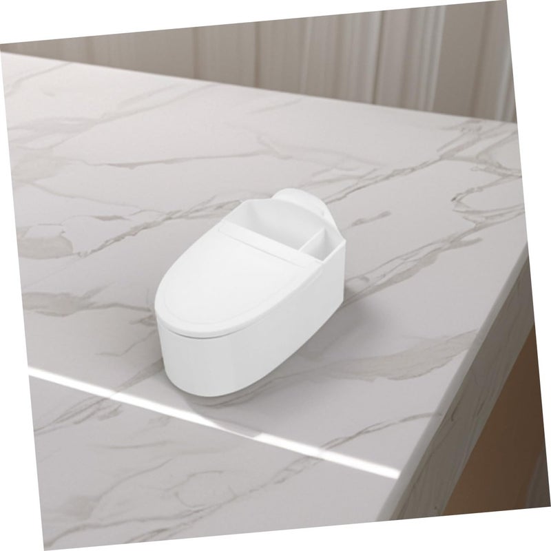 Wall Mounted Toilet Shaped Ashtray With Lid 4 Pack Metal Windproof Ash Can For Home Bathroom - Image 5