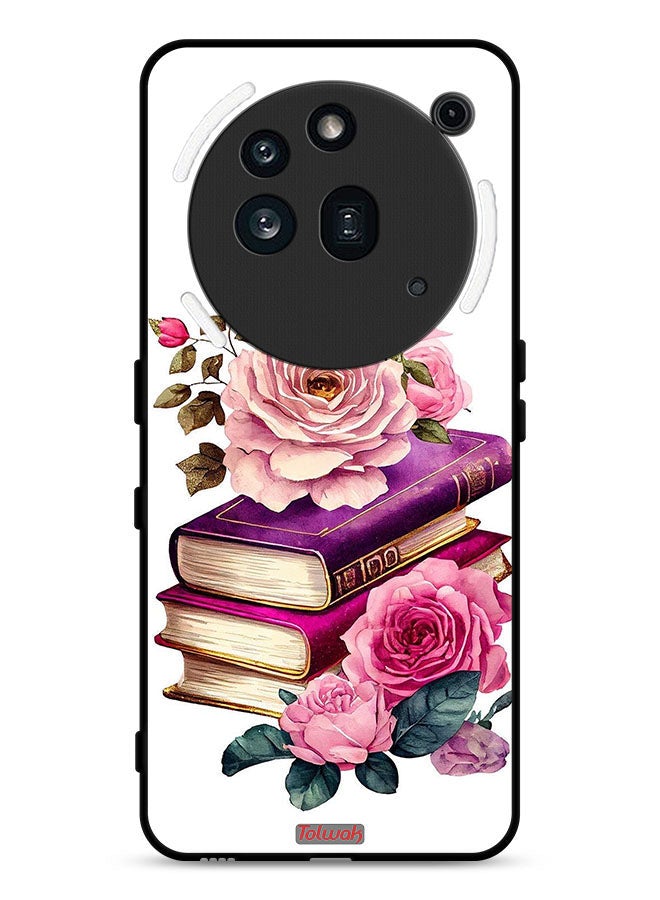 Tolwak Nothing Phone (3a) Pro Protective Case Cover Roses And Books - Image 1