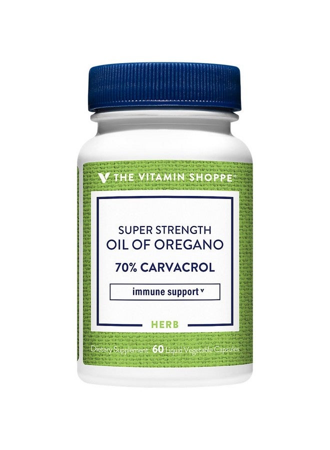 The Vitamin Shoppe Super Strength Oil of Oregano 45MG (70% Carvacrol), Oregano Oil That Supports A Healthy Immune Response (60 Veggie Capsules) - Image 2