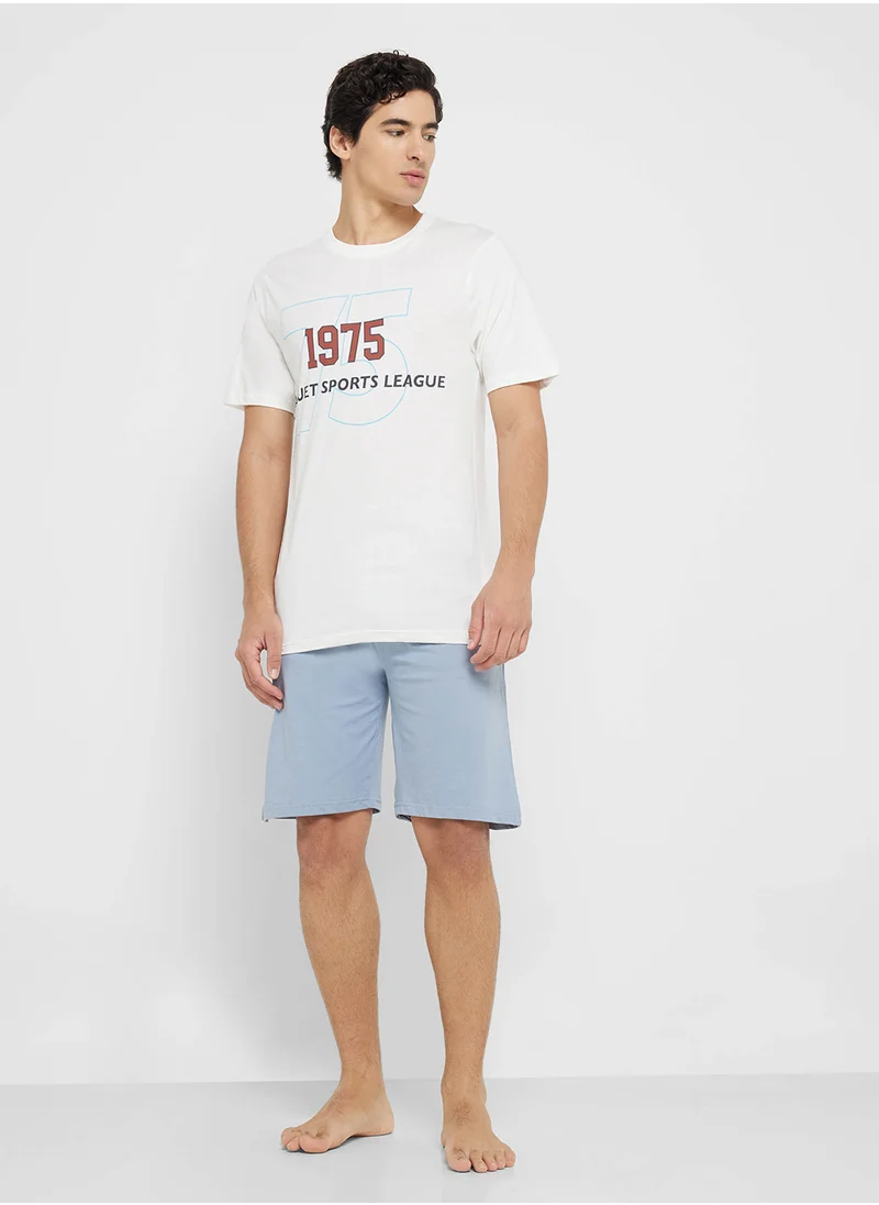 Seventy Five Nightwear T-Shirt & Shorts Sets