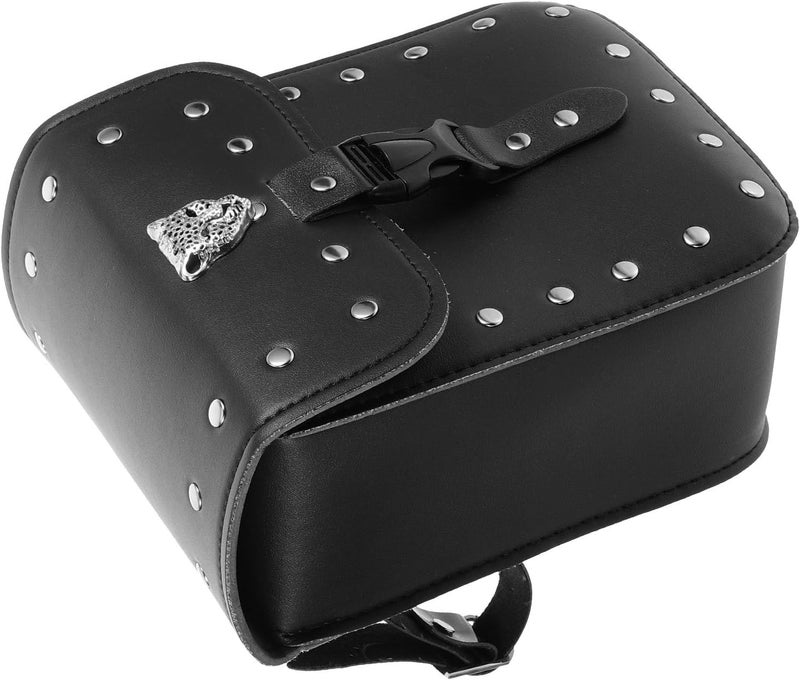 LABRIMP Motorcycle Leather Tool Bag Side Saddlebag Storage Travel Tail Bag for Motorbike Accessories - Image 1