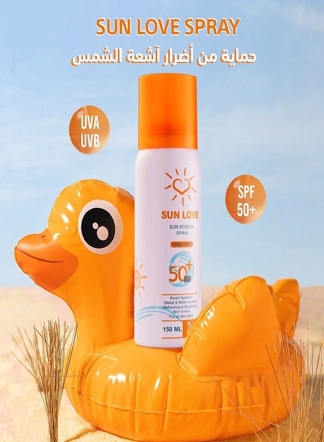 SUN LOVE SUNSCREEN SPF50+ SPRAY -150ML - Image 2