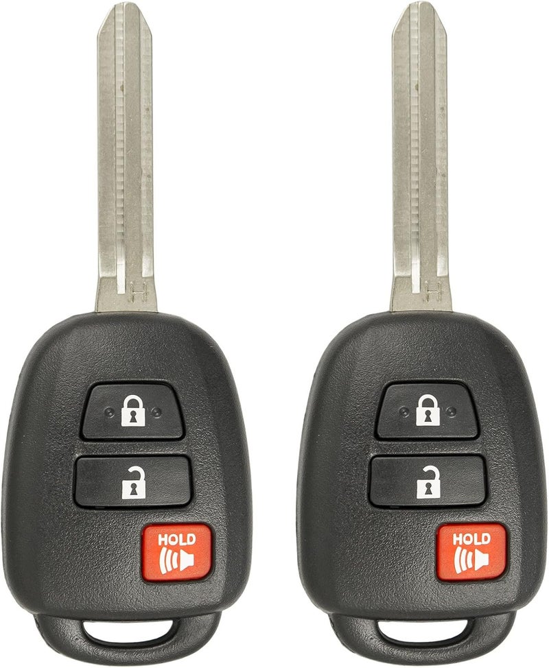 Keyless2Go جهاز مفتاح بديل Keyless2Go لتويوتا راف4، هايلاندر، تاكوما (عبوة 2) - Image 1