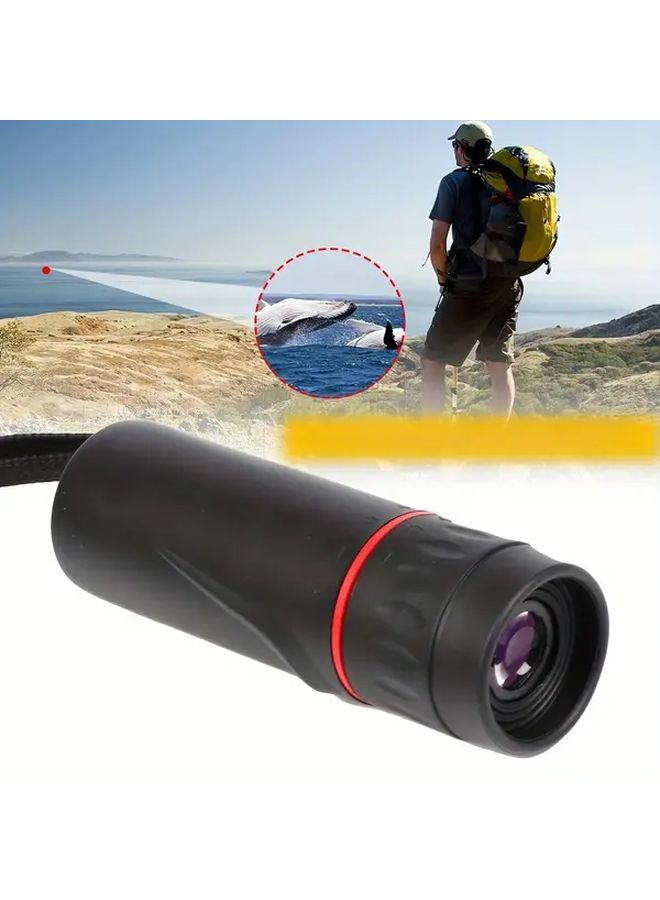 Black Telescope with Zoom Lens for Hunting Bird Watching and Outdoor Photography - Image 2