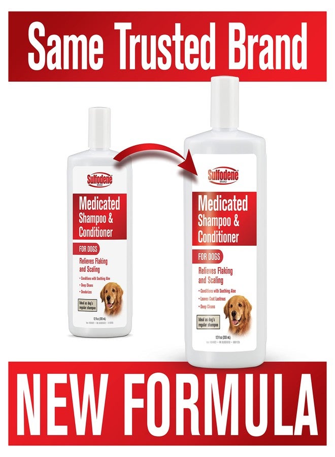 Sulfodene Medicated Shampoo & Conditioner for Dogs 12oz - Image 2